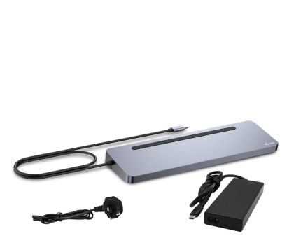 Akcesoria I-TEC USB-C - Metal Ergonomic 4K 3x Display Docking Station PD100W C31FLAT2PDPRO100W